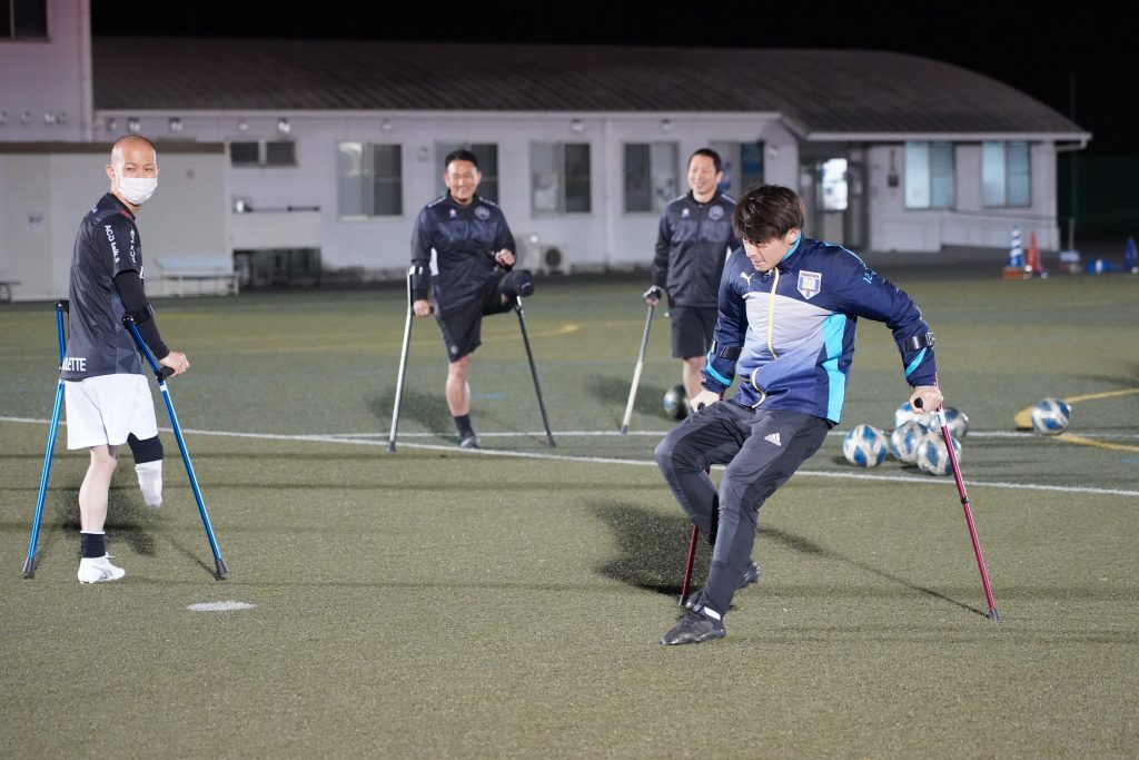 アンプティサッカー体験会