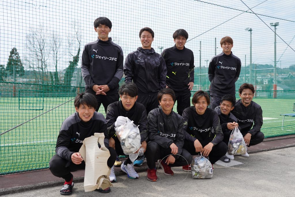 ごみ拾い集合写真